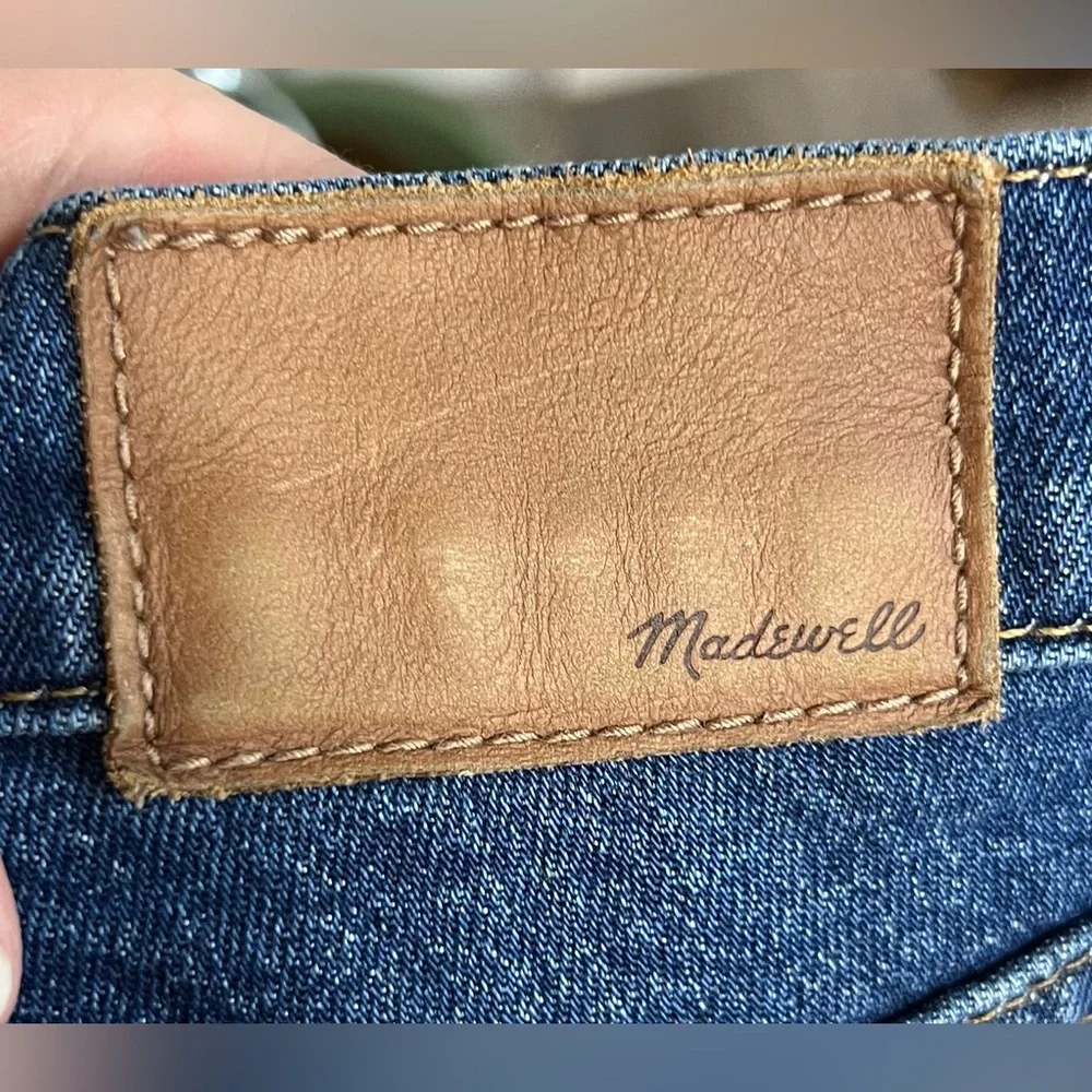 Madewell The Slim Boyjean: Raw-Hem Edition Mid Rise Denim Classic Straight Leg